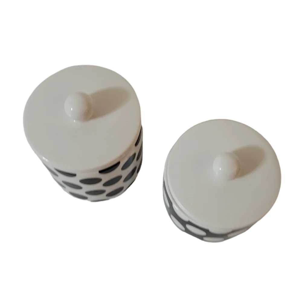 Sephora Polka Dot Vanity Jar Set